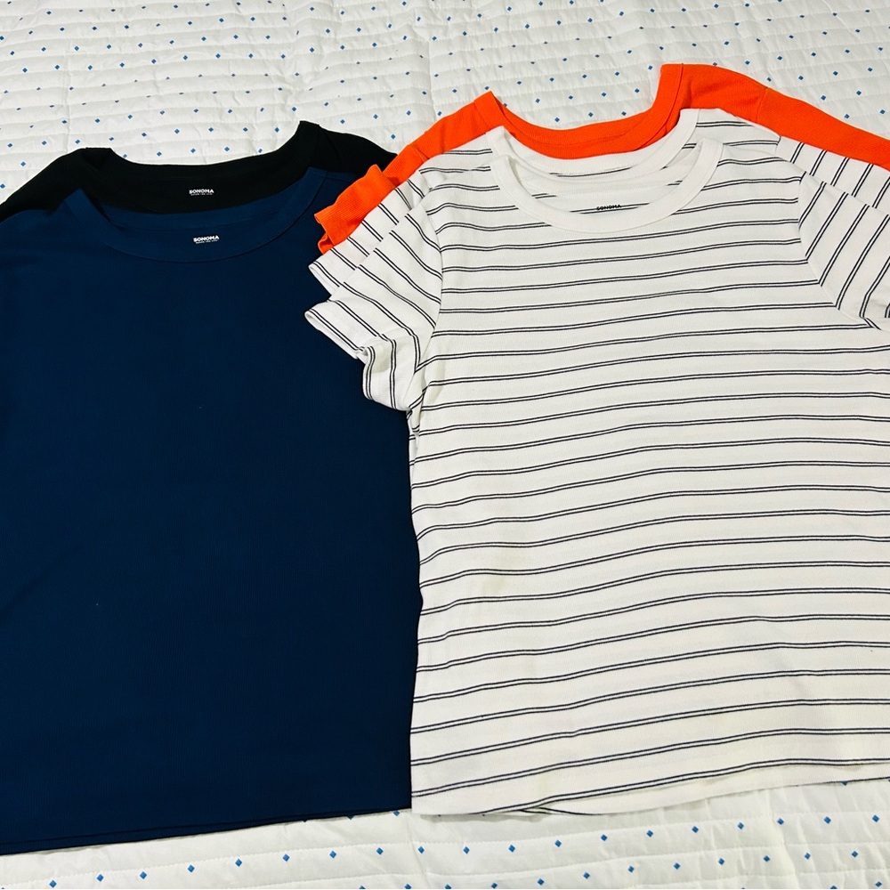 Sonoma Goods For Life Women’s Plus Ribbed Tees
